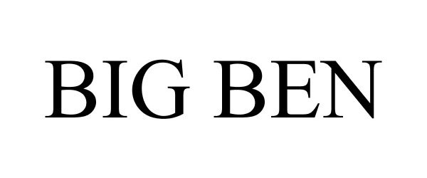 Trademark Logo BIG BEN