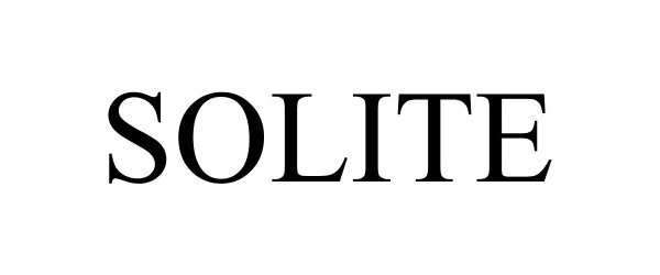 Trademark Logo SOLITE