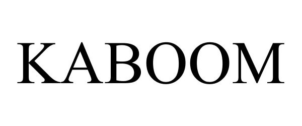 Trademark Logo KABOOM