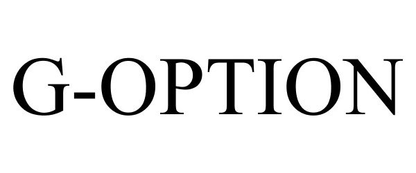 Trademark Logo G-OPTION