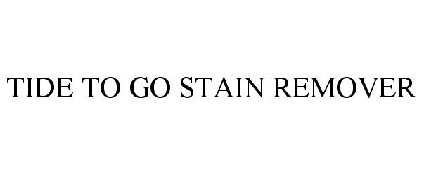  TIDE TO GO STAIN REMOVER