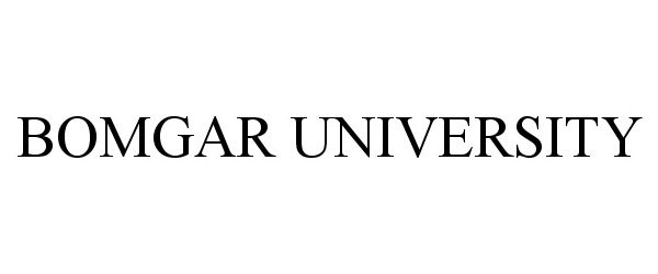 Trademark Logo BOMGAR UNIVERSITY