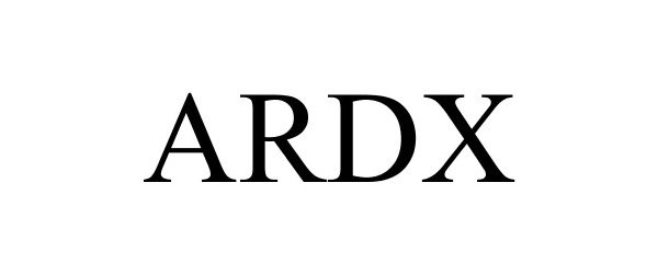 Trademark Logo ARDX