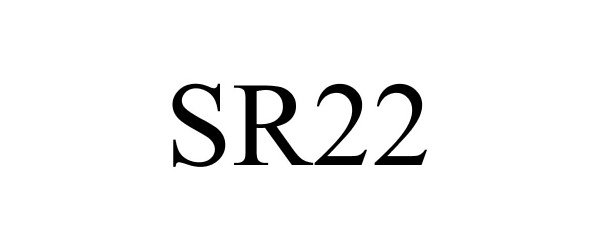 Trademark Logo SR22