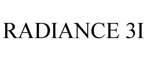 Trademark Logo RADIANCE 3I