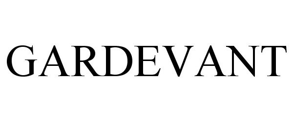 Trademark Logo GARDEVANT