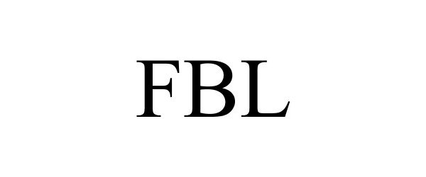 Trademark Logo FBL