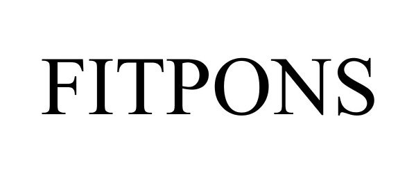 Trademark Logo FITPONS