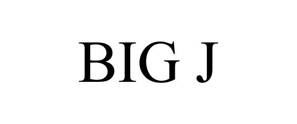 Trademark Logo BIG J