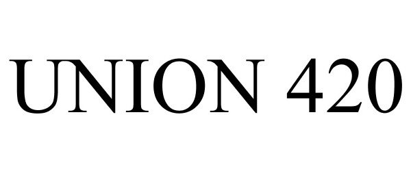 Trademark Logo UNION 420