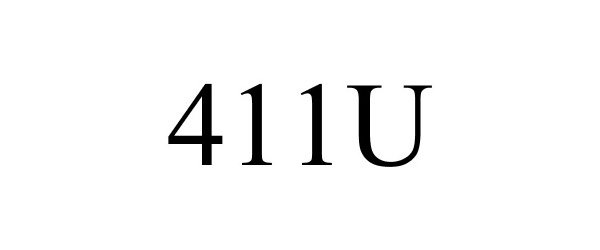 Trademark Logo 411U