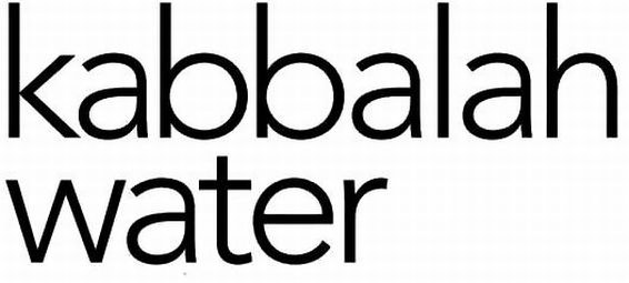 Trademark Logo KABBALAH WATER