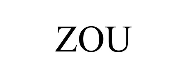Trademark Logo ZOU