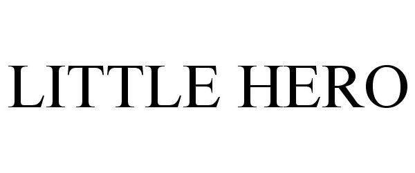 Trademark Logo LITTLE HERO