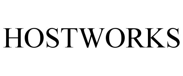 Trademark Logo HOSTWORKS