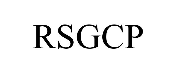 Trademark Logo RSGCP