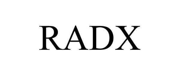 Trademark Logo RADX