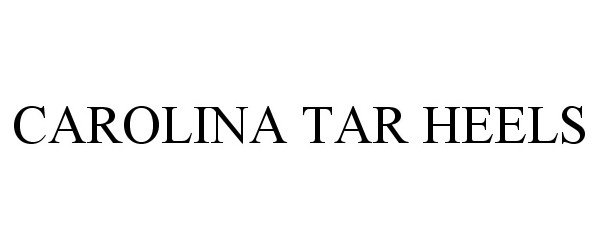 Trademark Logo CAROLINA TAR HEELS