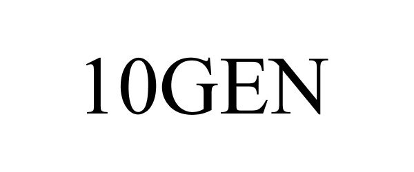 Trademark Logo 10GEN