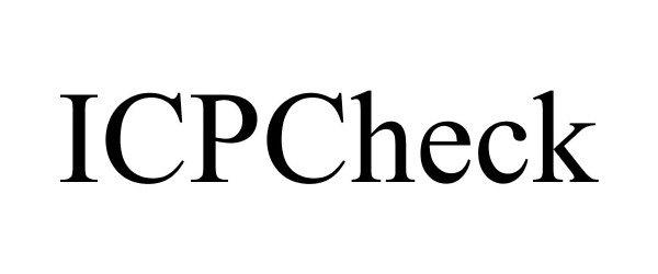 Trademark Logo ICPCHECK