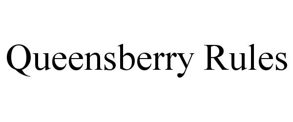 QUEENSBERRY RULES