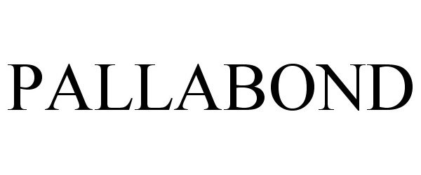 Trademark Logo PALLABOND