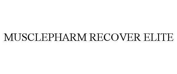 Trademark Logo MUSCLEPHARM RECOVER ELITE