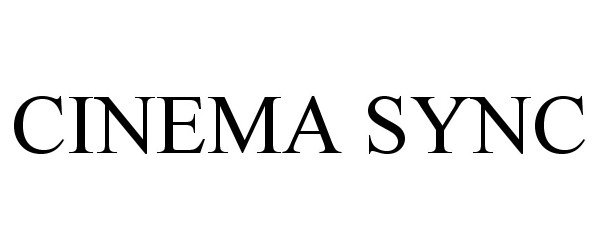 Trademark Logo CINEMA SYNC