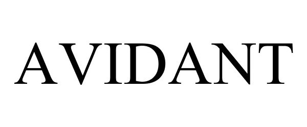 Trademark Logo AVIDANT