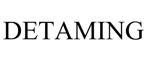 Trademark Logo DETAMING