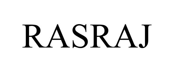 Trademark Logo RASRAJ