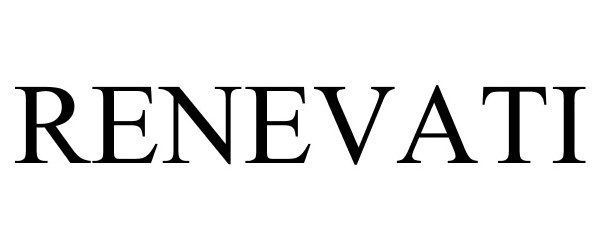 Trademark Logo RENEVATI