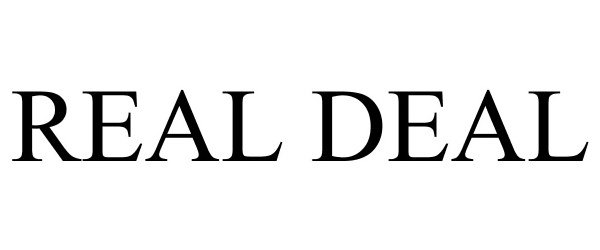 Trademark Logo REAL DEAL