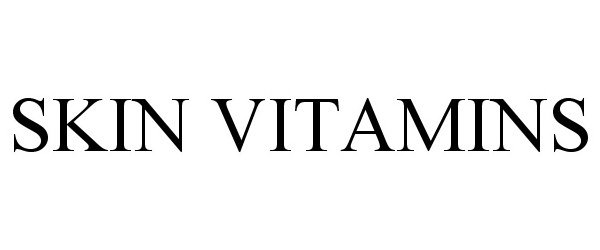Trademark Logo SKIN VITAMINS