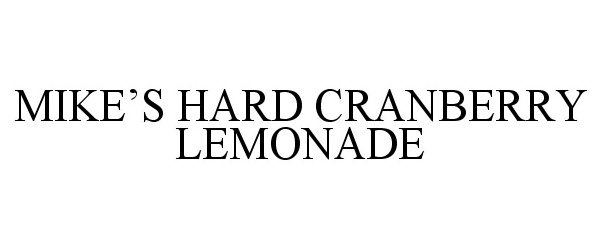  MIKE'S HARD CRANBERRY LEMONADE