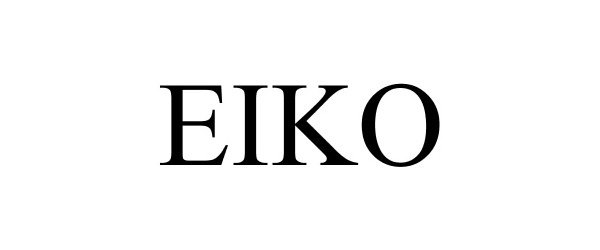 Trademark Logo EIKO