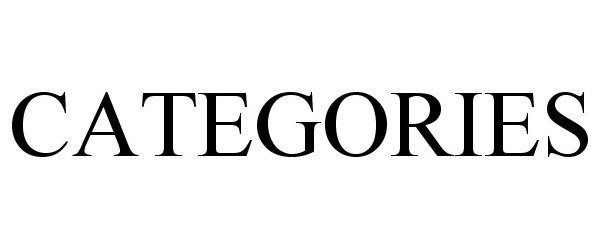 Trademark Logo CATEGORIES