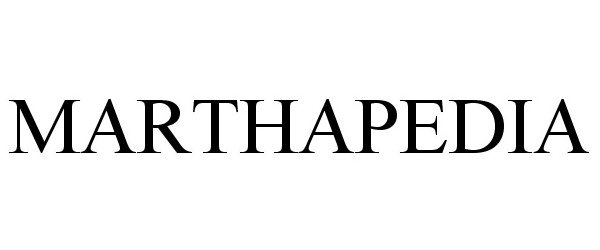 Trademark Logo MARTHAPEDIA