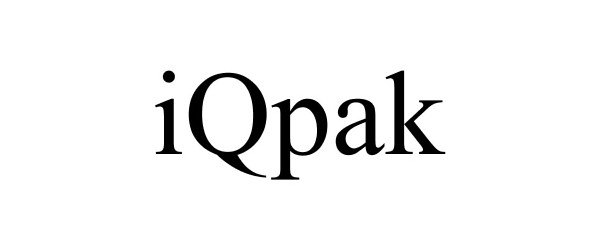 Trademark Logo IQPAK