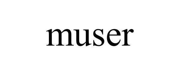 Trademark Logo MUSER
