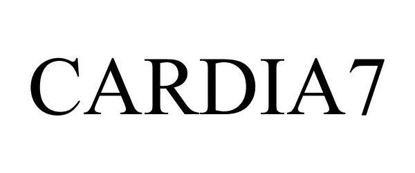 Trademark Logo CARDIA7