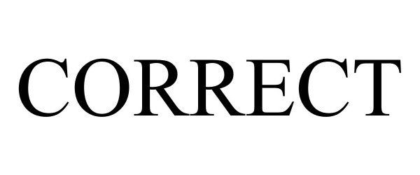 Trademark Logo CORRECT