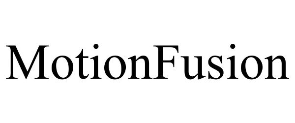 Trademark Logo MOTIONFUSION