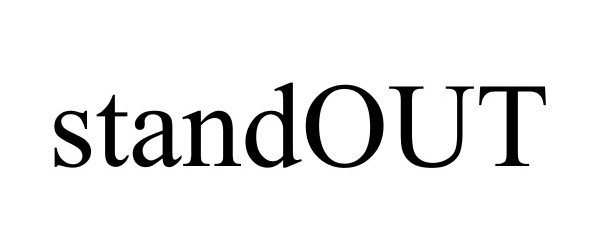 Trademark Logo STANDOUT