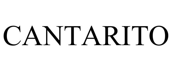 Trademark Logo CANTARITO