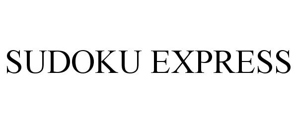  SUDOKU EXPRESS