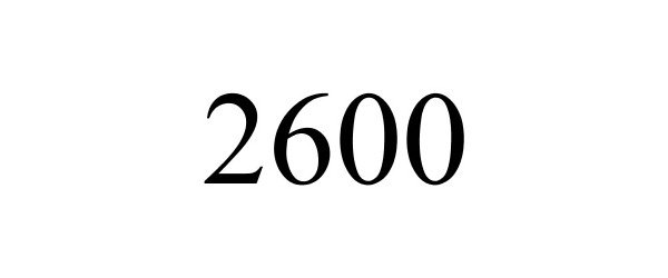 Trademark Logo 2600