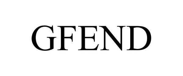 Trademark Logo GFEND