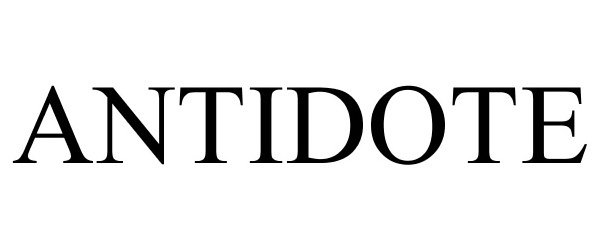 Trademark Logo ANTIDOTE