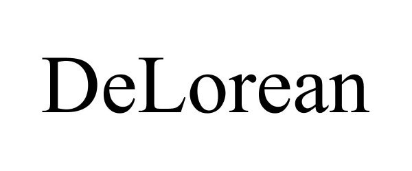 Trademark Logo DELOREAN
